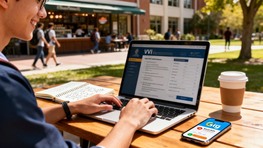 how to find part time work campus study