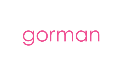 Gorman pink logo png