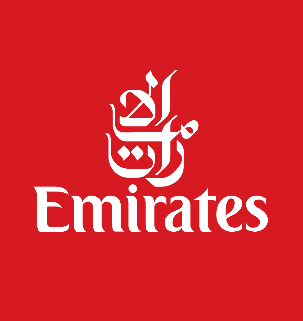 Emerates logo red