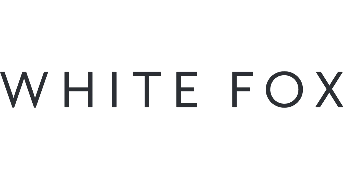 White Fox logo black