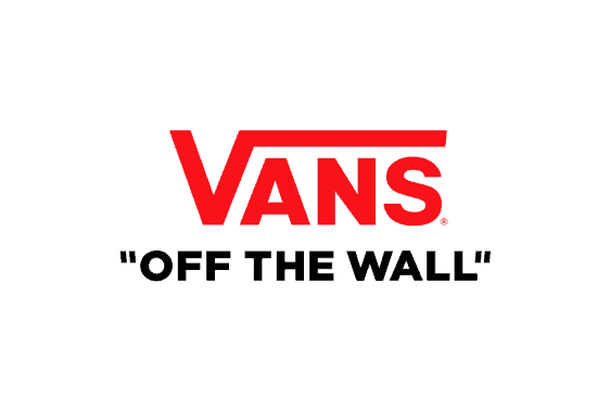 vans logo black and red